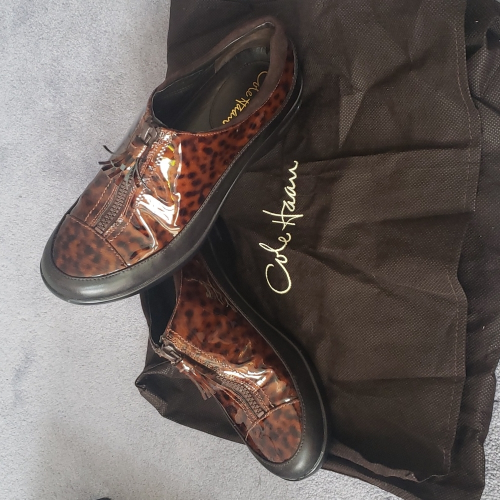 Cole Haan waterproof zippered slip-on